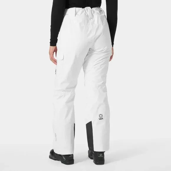 Helly Hansen Womens Medium White Switch Cargo Ski Insulated Pants Relaxed HR3-44
